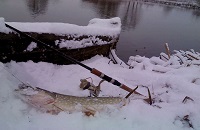 Зимняя рыбалка на силикон